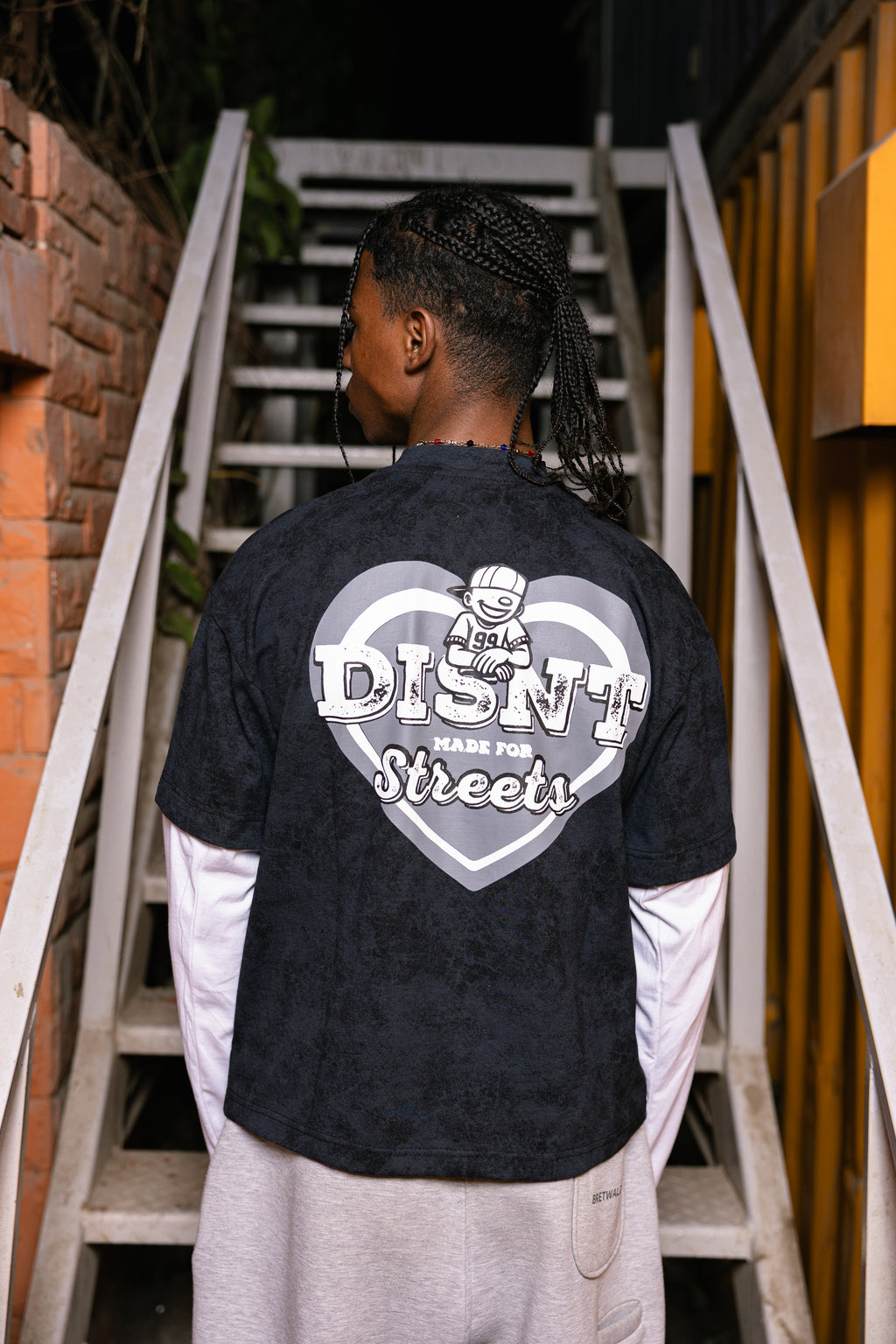 Made For Streets Tee (Washed Black)