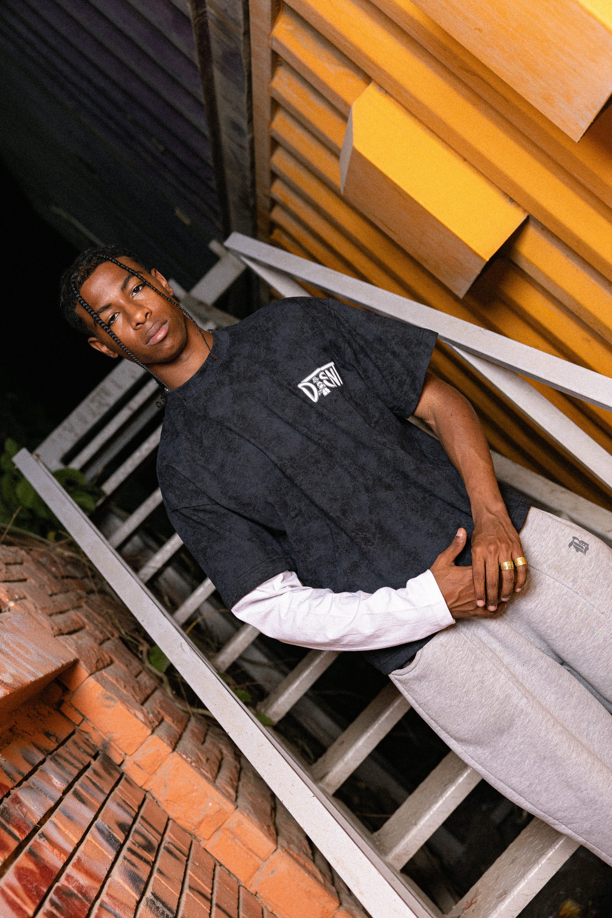 Made For Streets Tee (Washed Black)