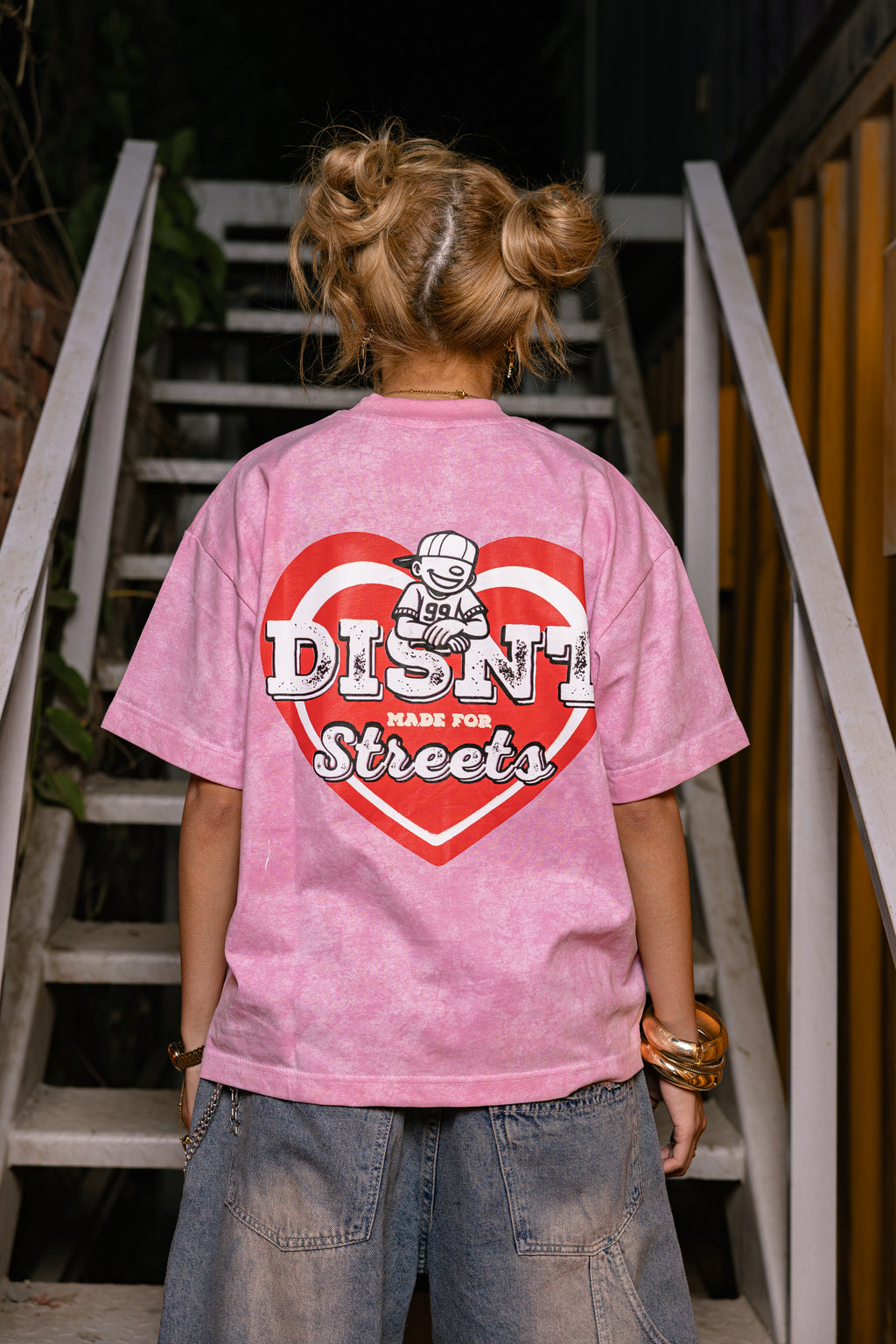 Made For Streets Tee (Washed Pink)
