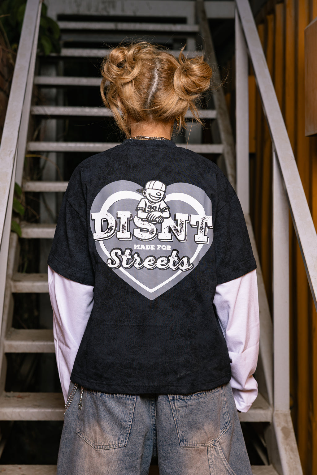 Made For Streets Tee (Washed Black)