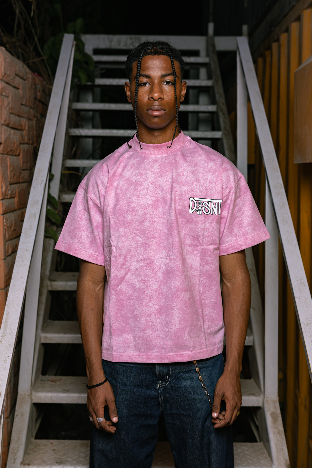 Made For Streets Tee (Washed Pink)