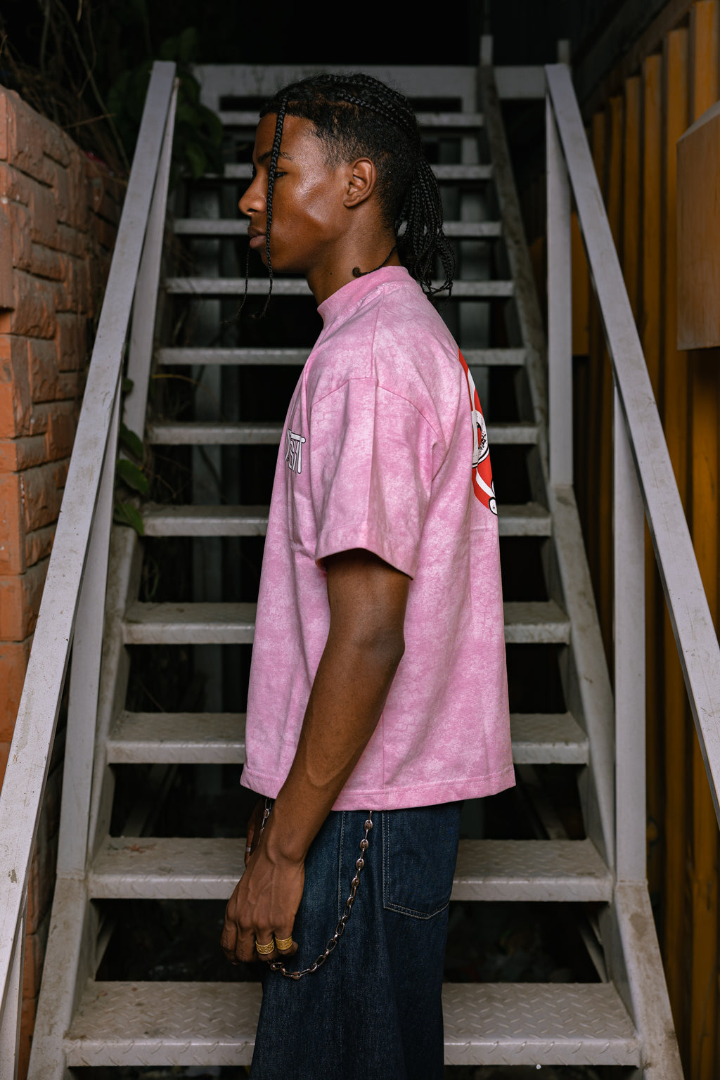 Made For Streets Tee (Washed Pink)