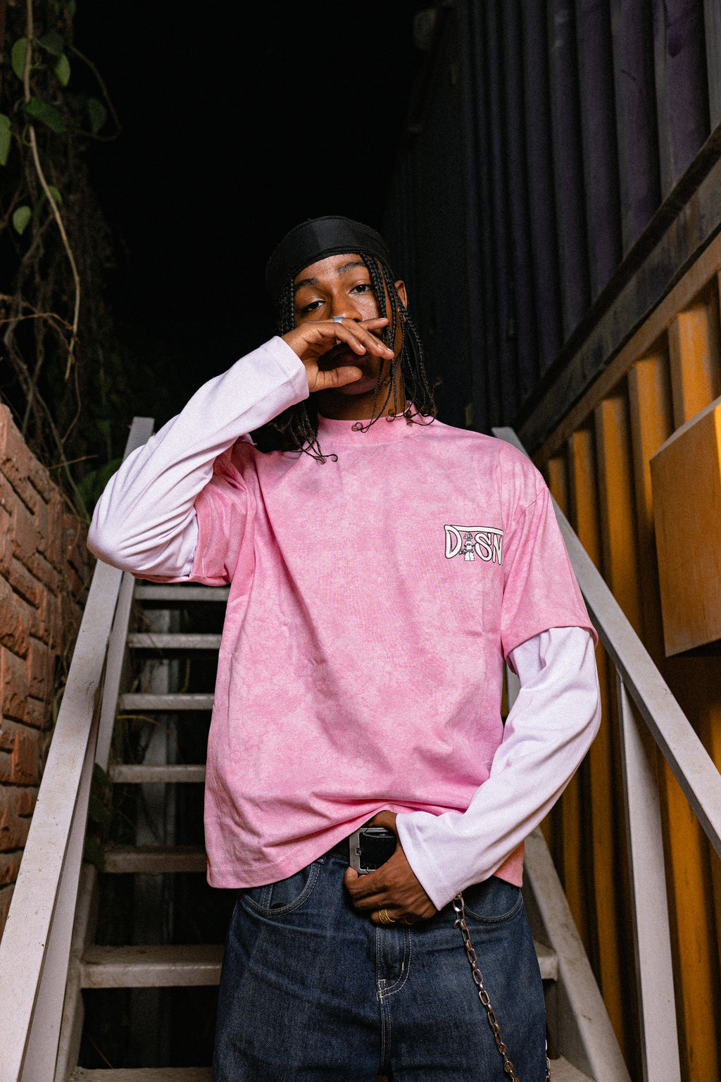 Made For Streets Tee (Washed Pink)