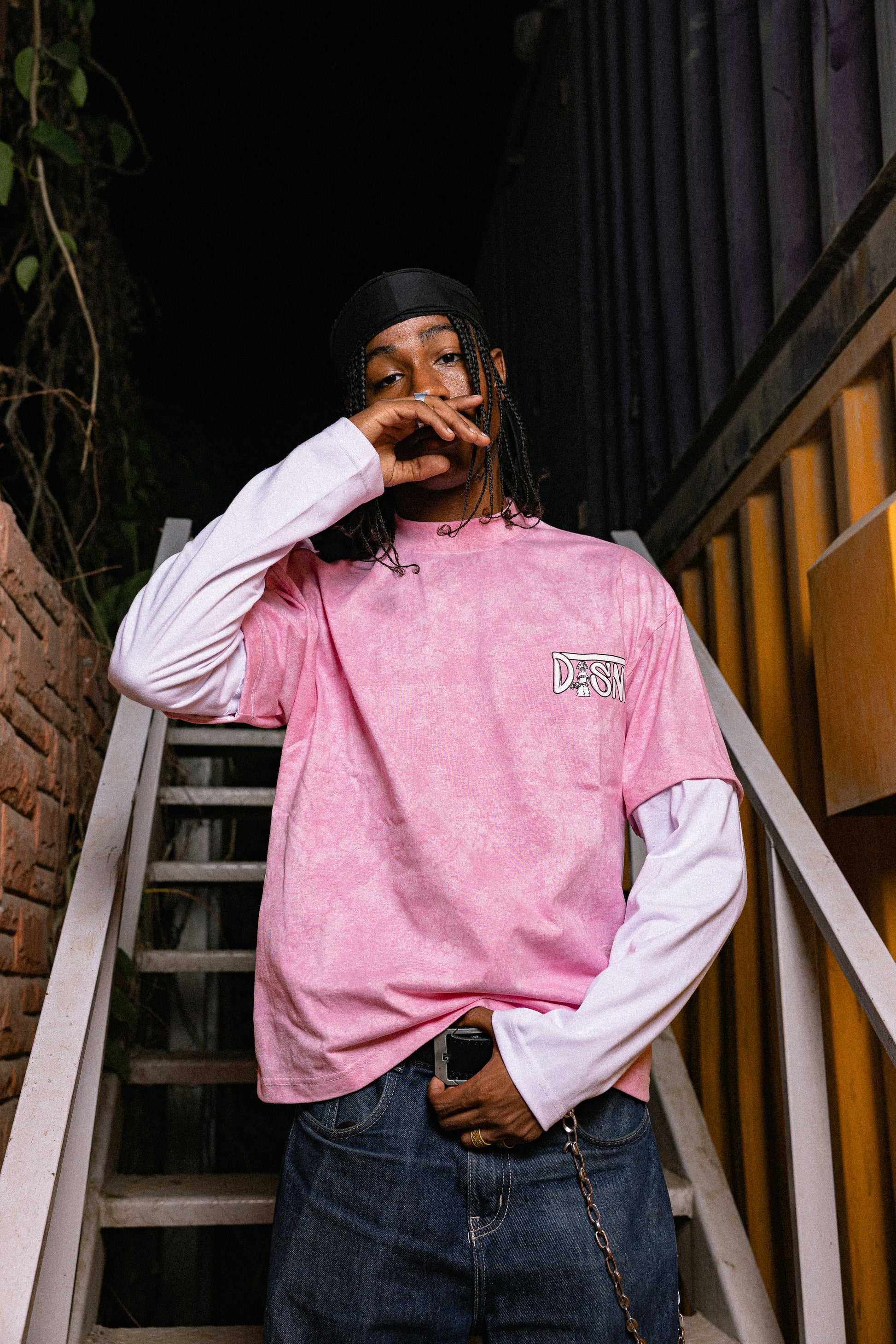 Made For Streets Tee (Washed Pink)